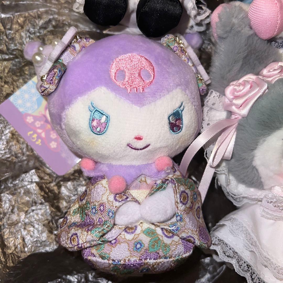 【お顔厳選】サンリオ　クロミKuromi ぬいぐるみセット