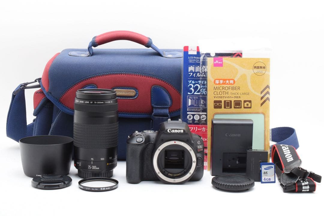 CANON EOS Kiss X9望遠レンズセット/EF 75-300mm