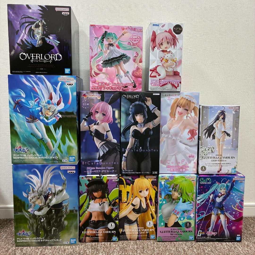 美少女フィギュアまとめ売り、ウマ娘、初音ミク、アルベド、葉隠透　他