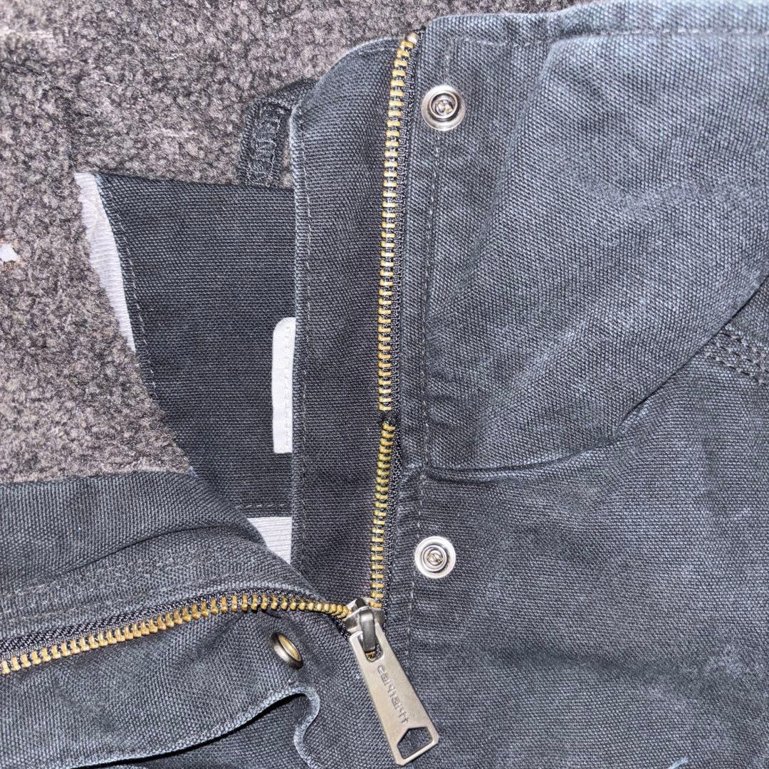 Carhartt ブラックジャケット　ファージャケット