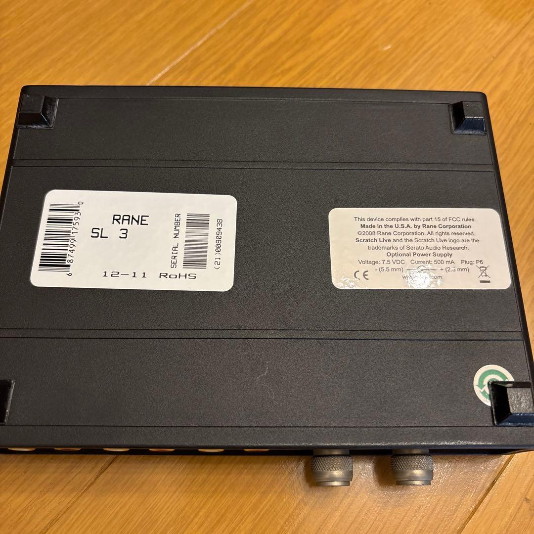 Rane SL3 USBオーディオインターフェース