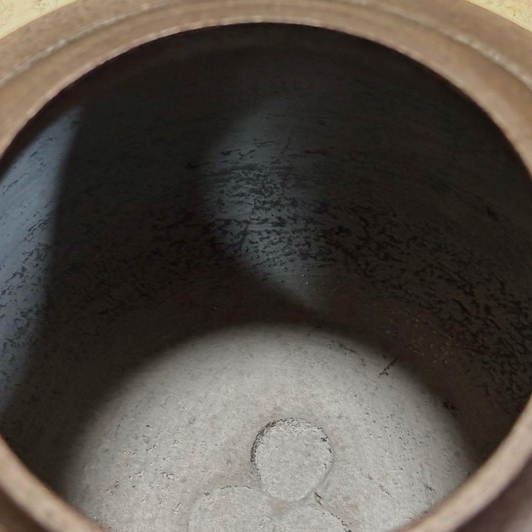 未使用 銀摘 風炉 茶釜 電熱器 唐銅面取風炉 真形釜 野々田電熱器 底瓦 前瓦