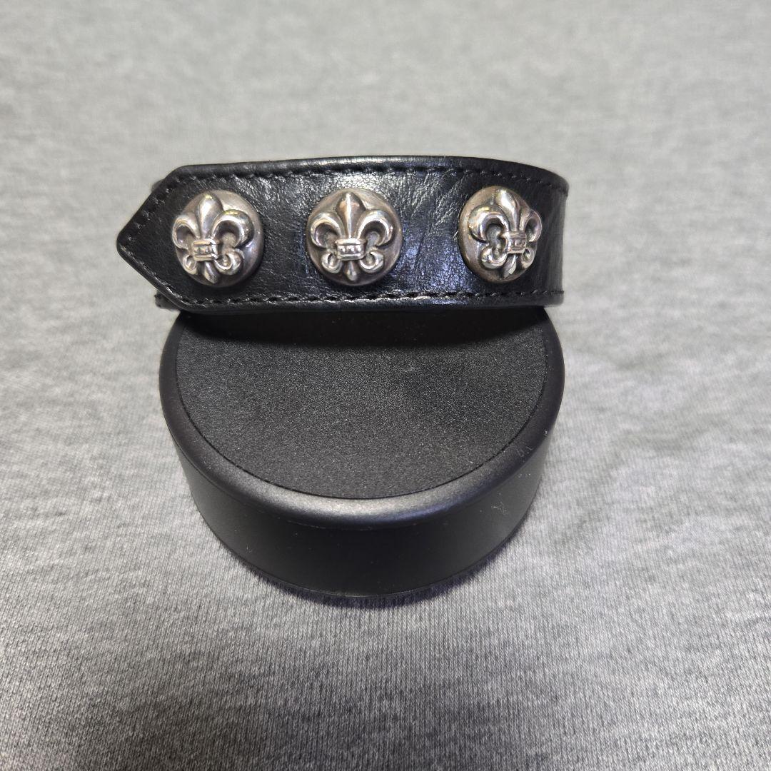 クロムハーツ CHROME HEARTS レザーブレスレット