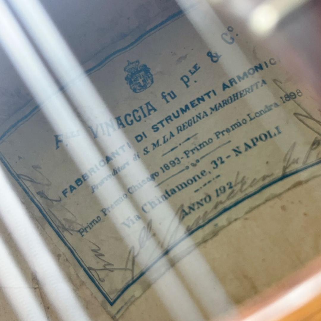 F.LLI VINACCIA fu P.LE &C. ヴィンテージ マンドリン