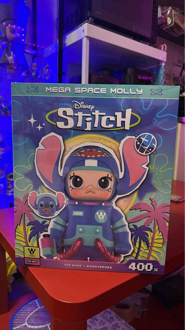 ポップマート メガ スペース モリー 400％ スティッチ Stitch