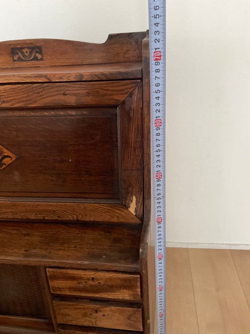 ライティングビューロー　収納　文机　アンティーク家具　ヴィンテージ　古道具