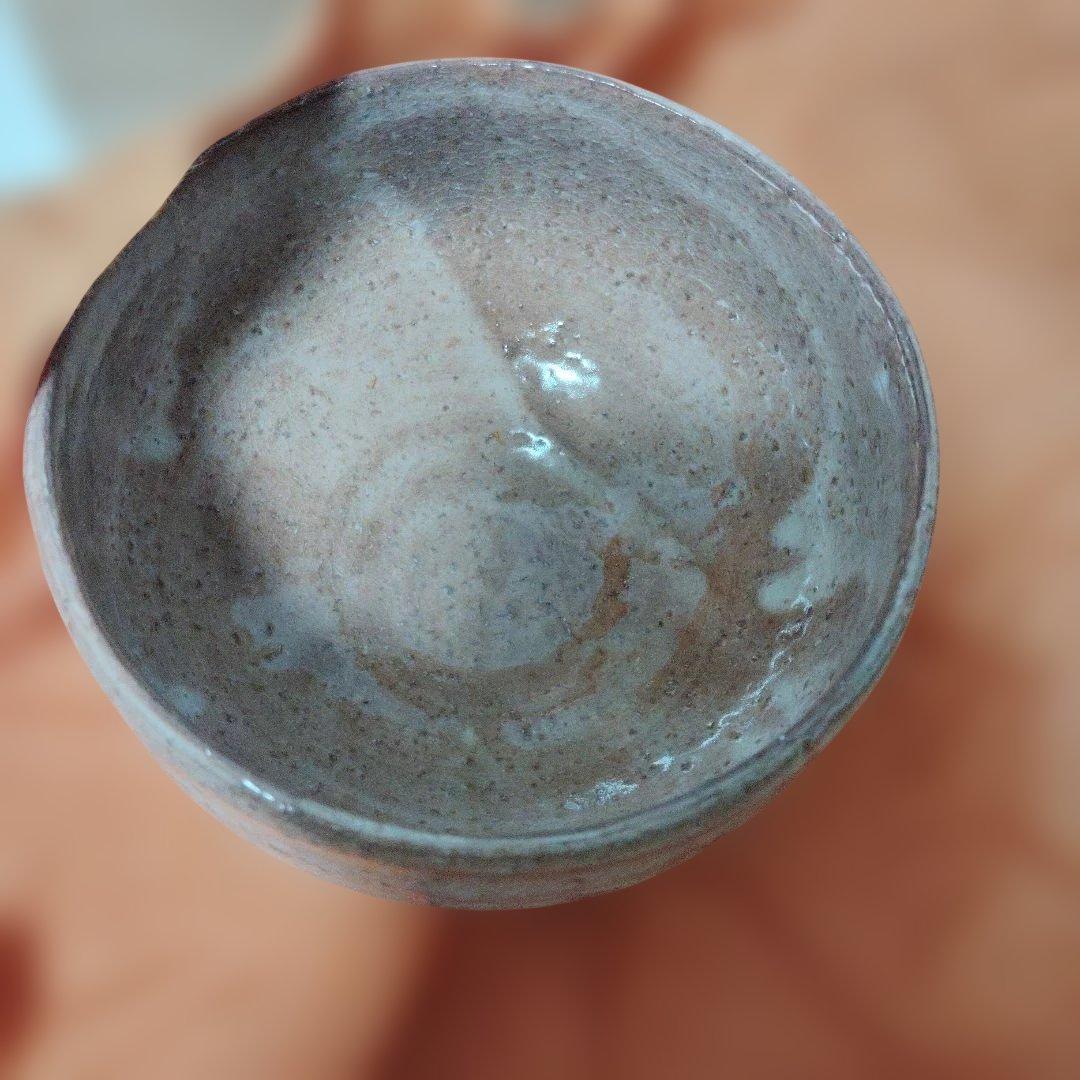 陶器製 丸みを帯びた器 説明書付き　萩焼