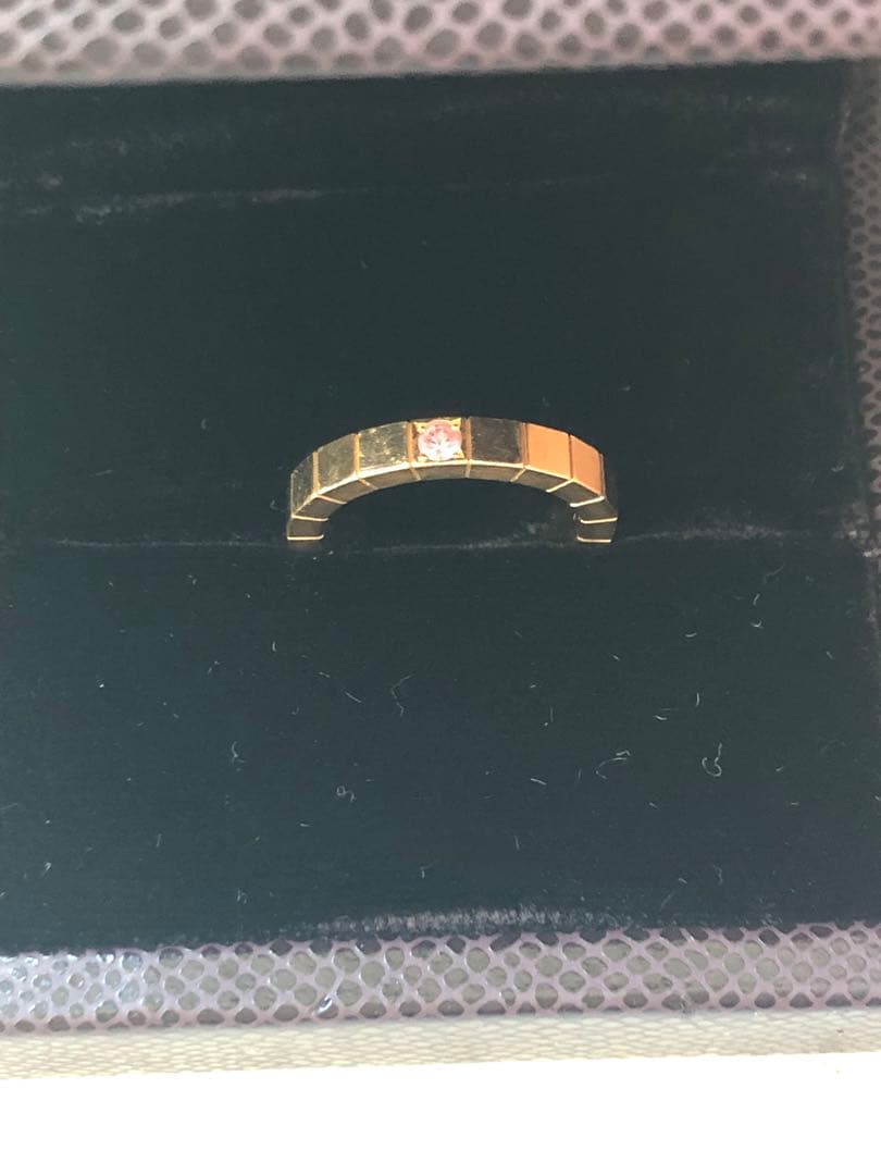 【値下げ】カルティエ　ラニエールリング　ピンクサファイア　48サイズ