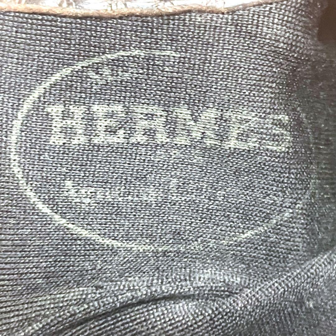 HERMES エルメス 手袋 グローブ ケリー ダークブラウン レザー サイズ7