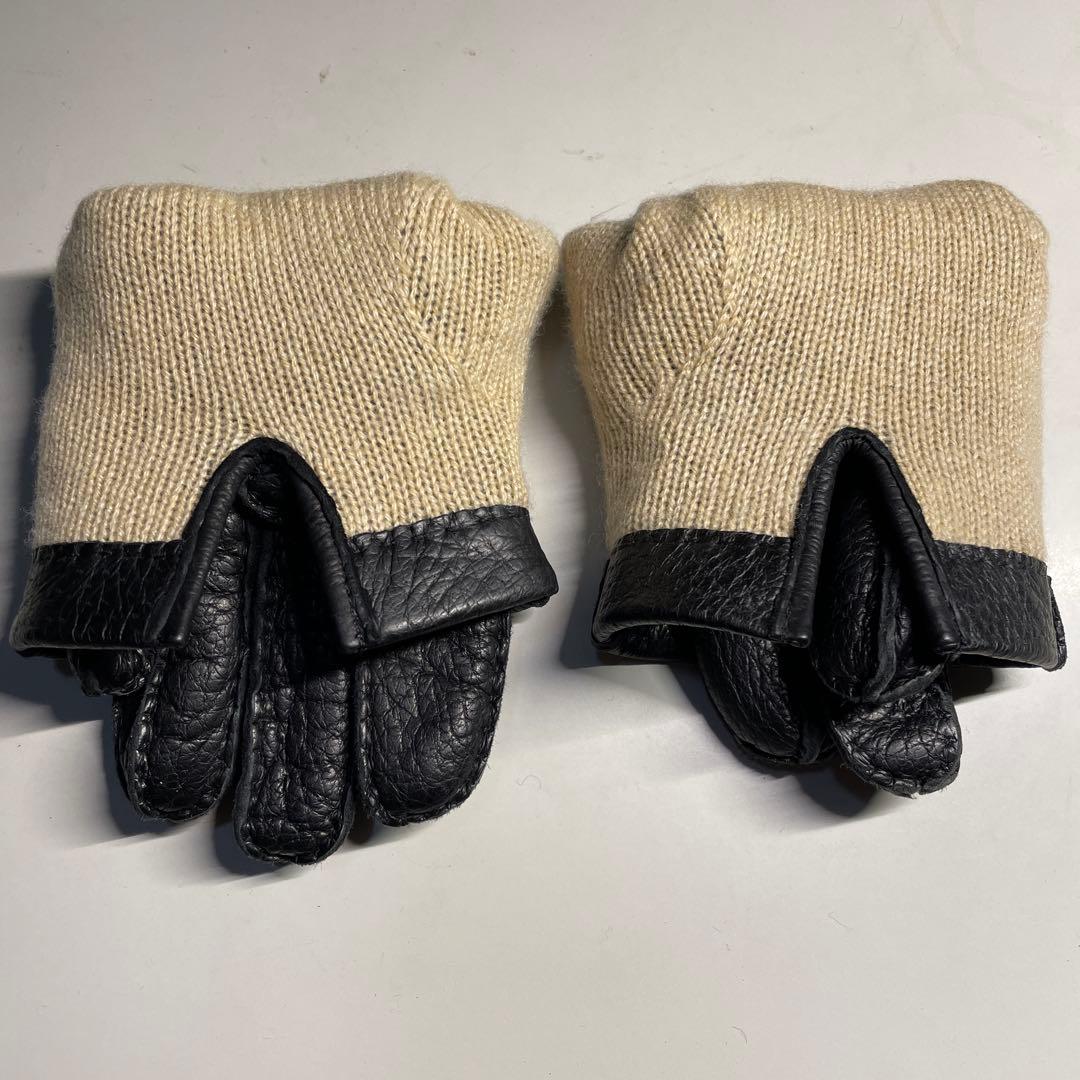 デンツ ペッカリー ブラック サイズ7-1/2 カシミア製ライニング