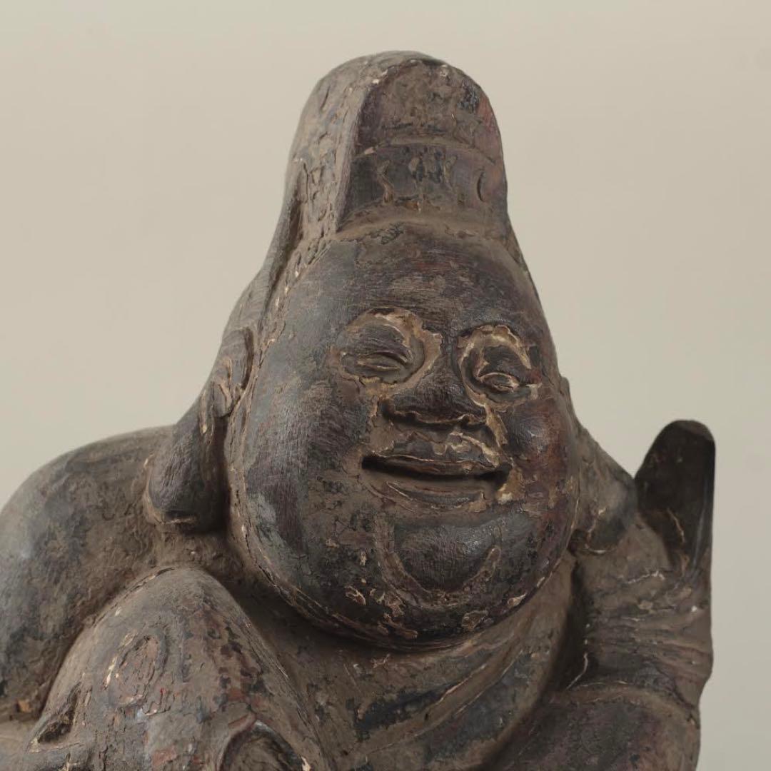 木彫 大黒恵比寿像 古美術 古道具 大黒さん 恵比寿さん 大黒 恵比寿