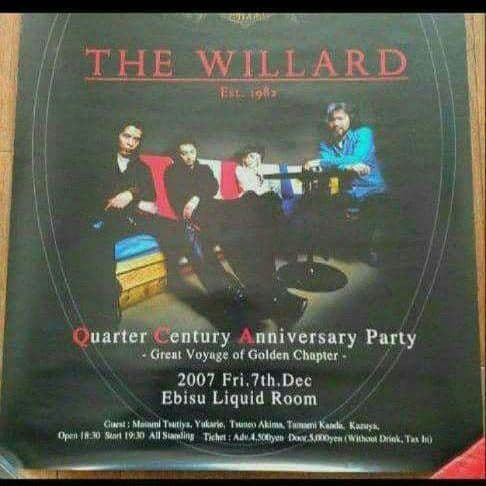 THE WILLARD 25周年記念ポスター