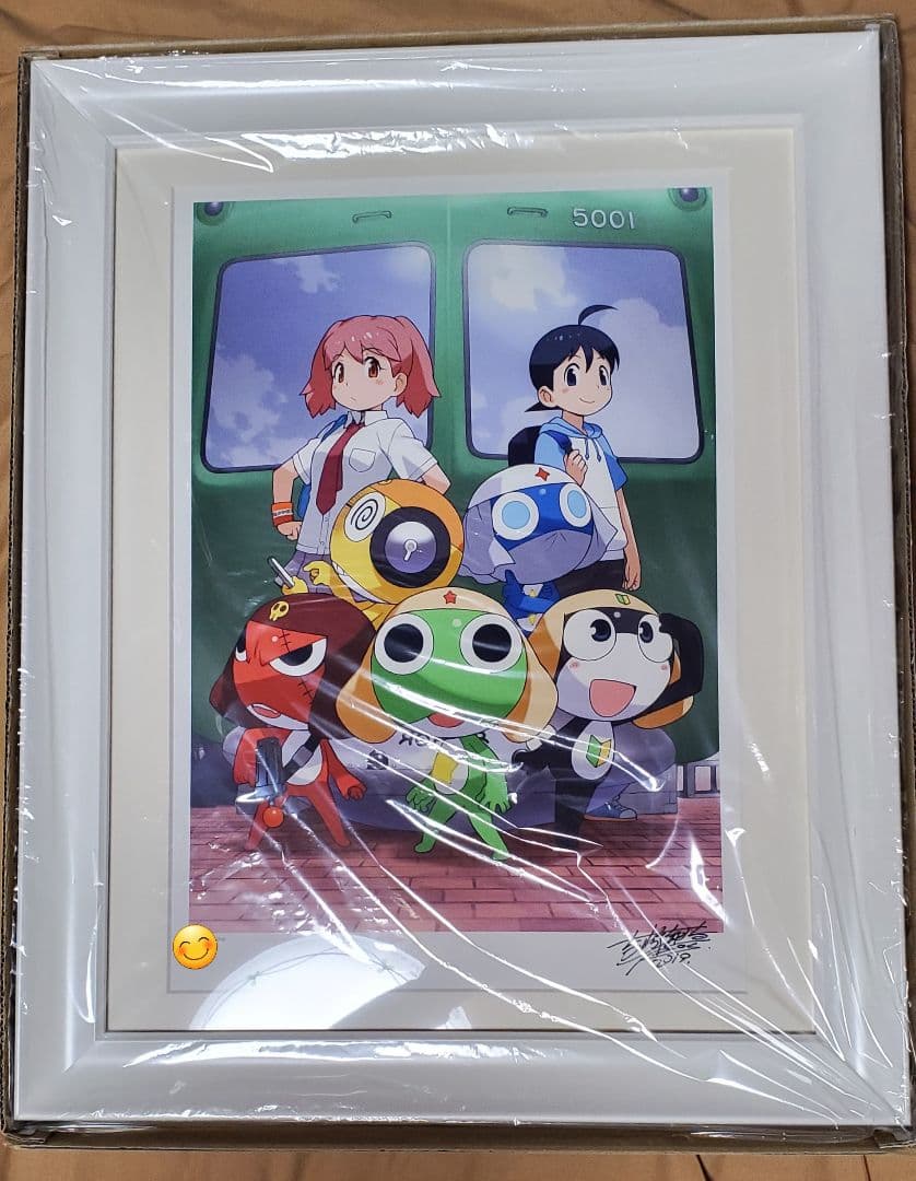 【限定】100枚 直筆サイン入りアートグラフ ケロロ軍曹　吉崎観音作展