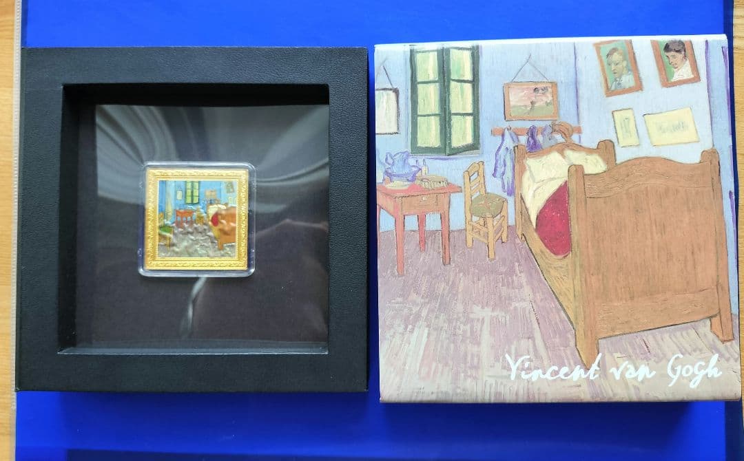 ゴッホ1ドル銀貨（ニウエ）ゴッホの寝室（世界絵画至宝シリーズ）