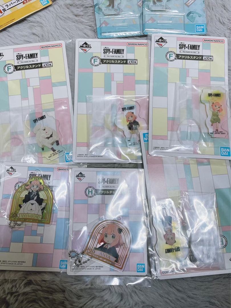 SPY×FAMILY スパイファミリー　一番くじ　まとめ売り　アクスタ　ラバスト