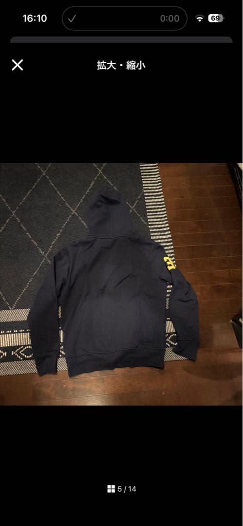 美品　swag poloビッグポニーフーディ　Mサイズ