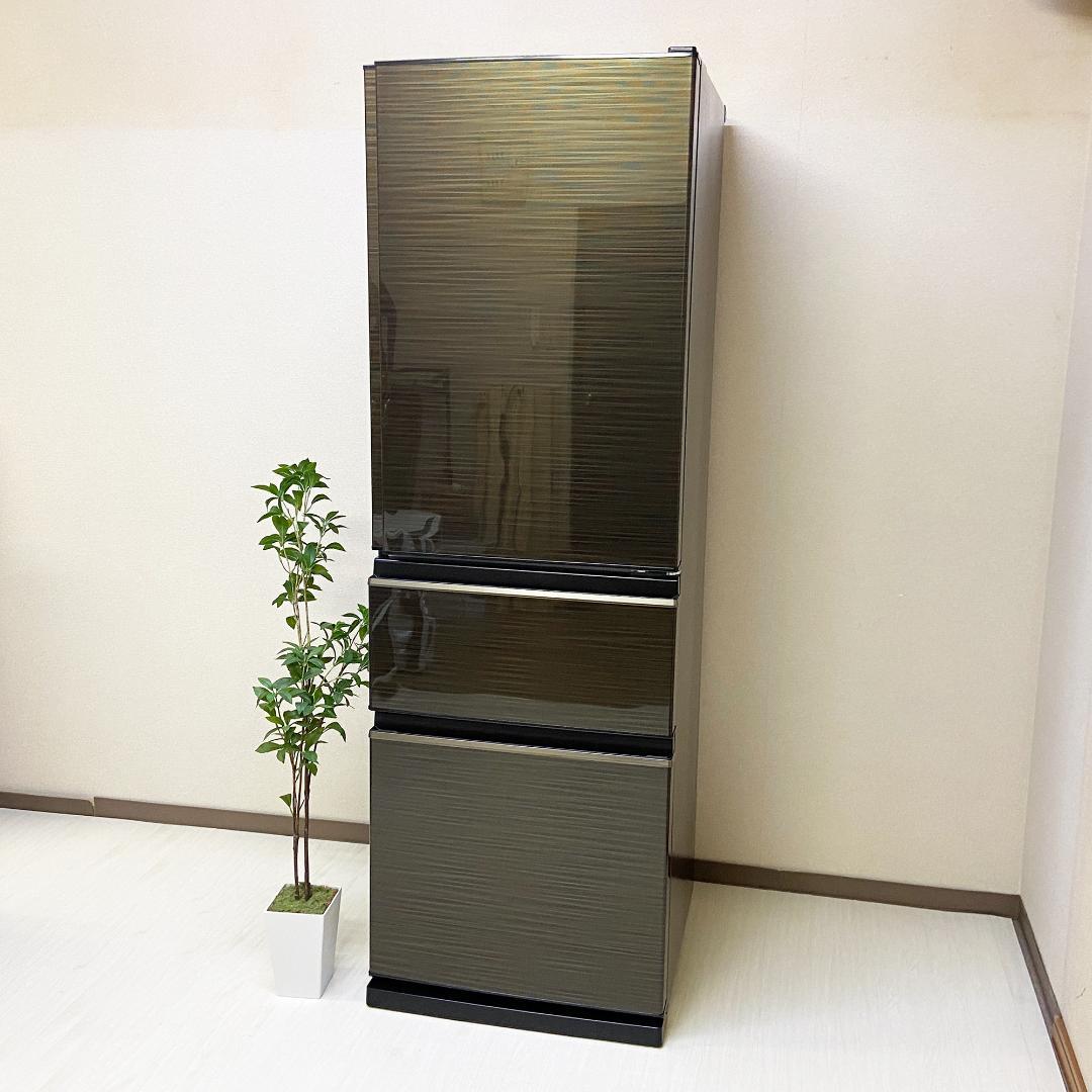 未使用 2022年製 三菱 冷蔵庫 MR-CX37G-BR