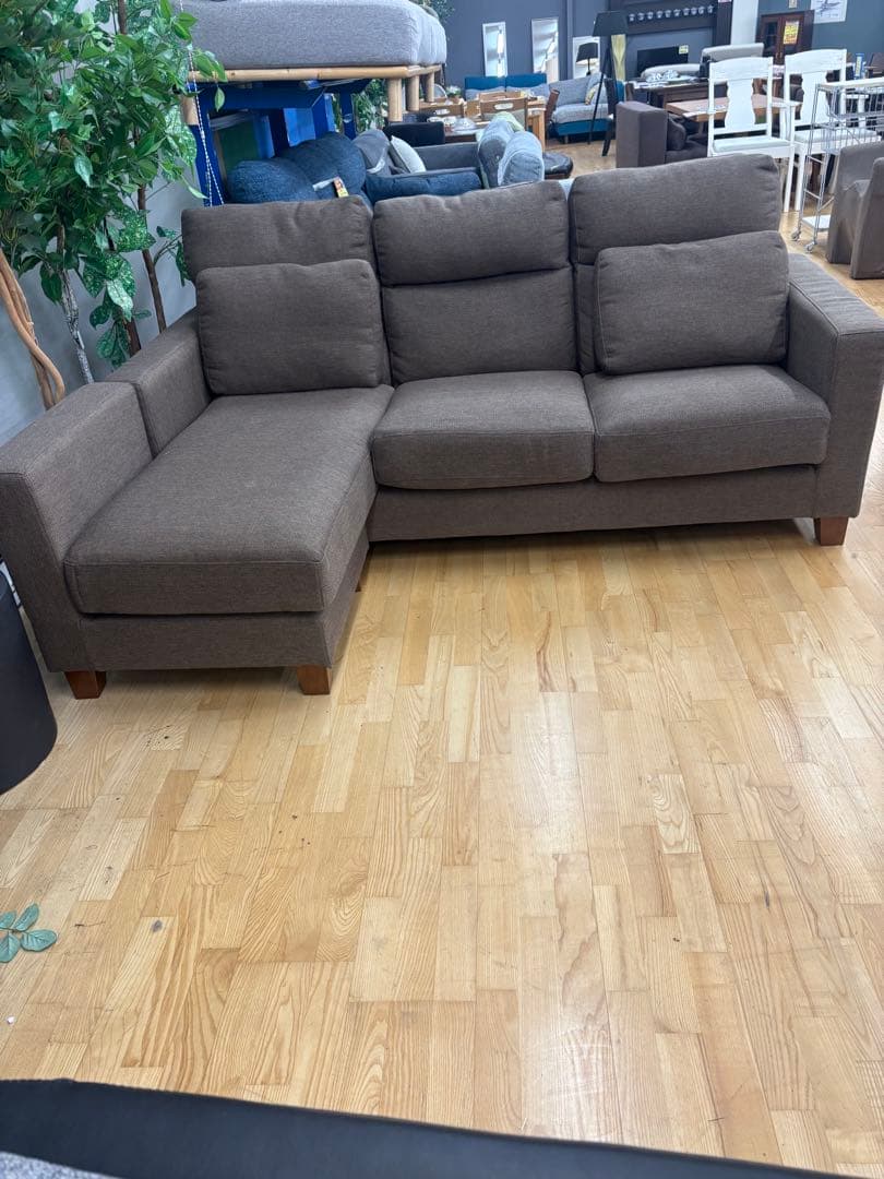 M090 カウチソファ 幅2000mm ブラウン