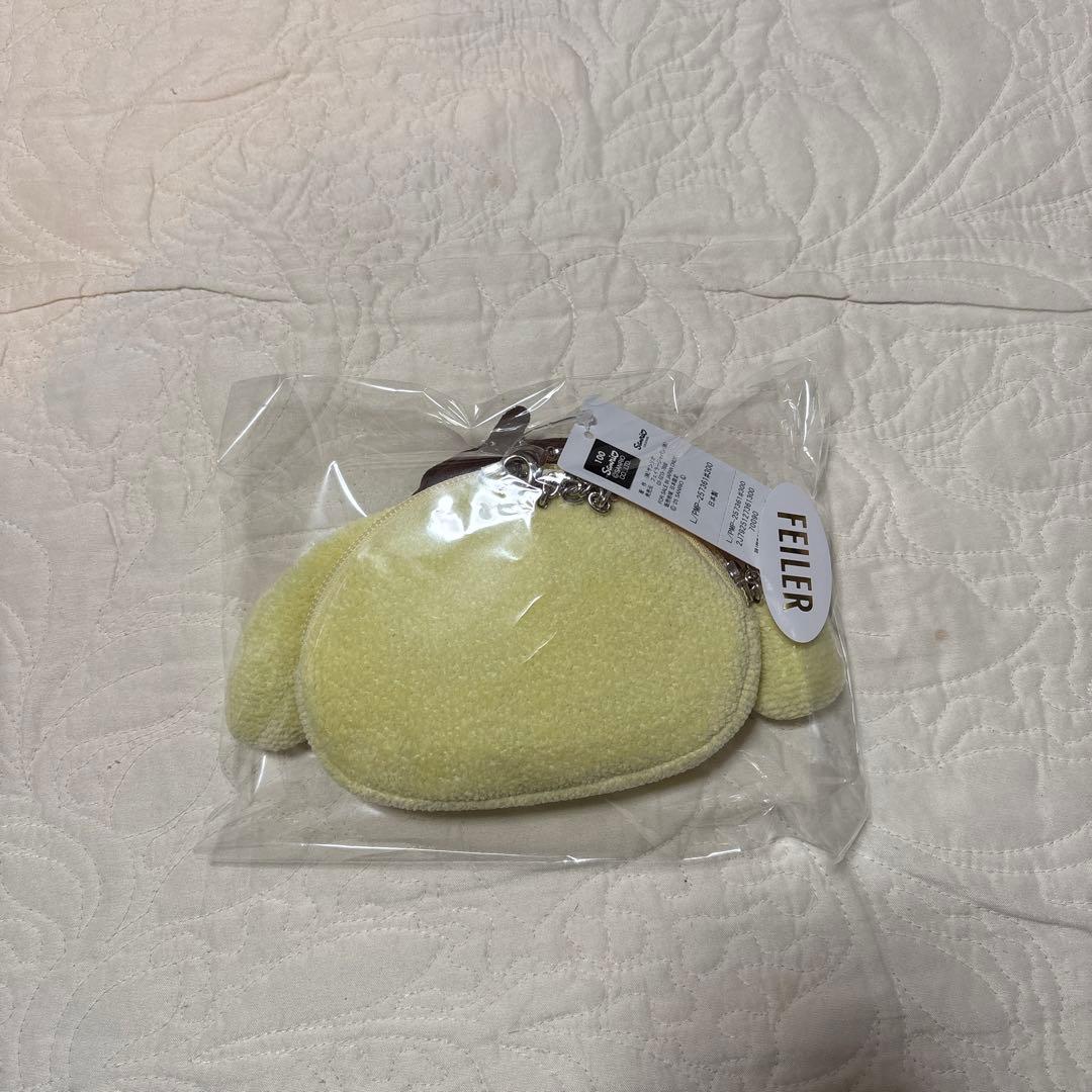 フェイラー　ポムポムプリンプディング　顔型ポーチ