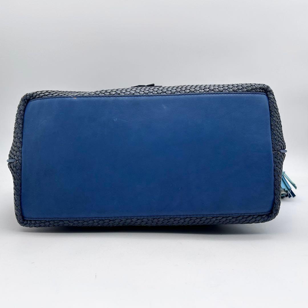 美品　トリーバーチ　ワンショルダーバッグ　編み込み　レザー　マックグロー　肩掛け