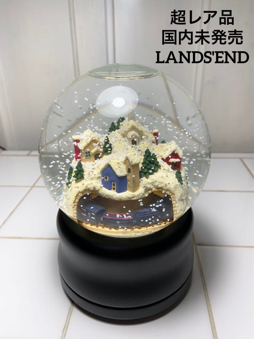 超レア品 国内未発売 LANDS'END クリスマス・グローブ スノードーム