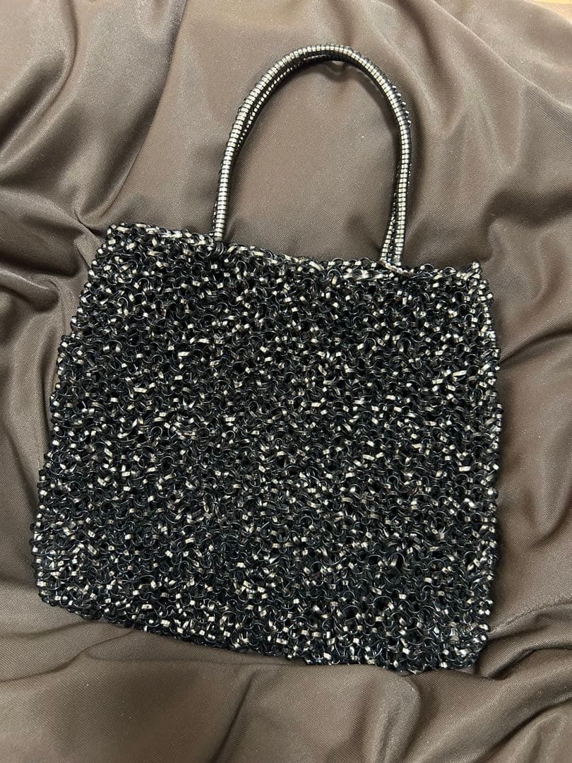 たくあん様 ANTEPRIMA ワイヤーバッグ ブラック