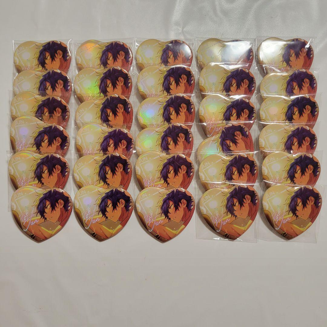 漣ジュン あんさんぶるスターズ! 願望ホログラムハート缶バッジ あんスタ