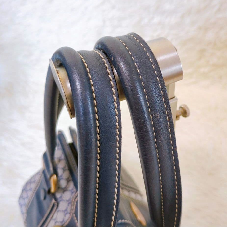 CELINE ハンドバッグ ドクターズバッグ ネイビー