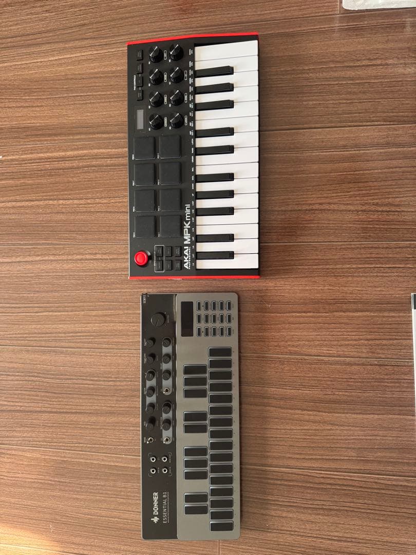 AKAI MPK mini MIDIキーボード Donner B1シンセサイザー