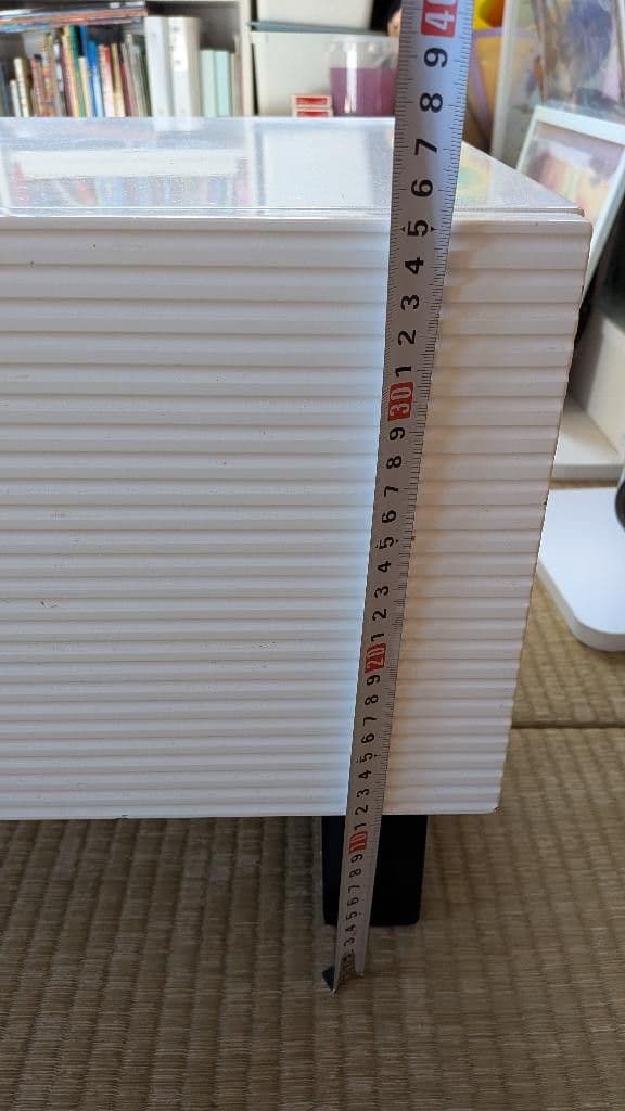 め*お様 ホワイト 木製 テレビ台 約120cm x 40cm