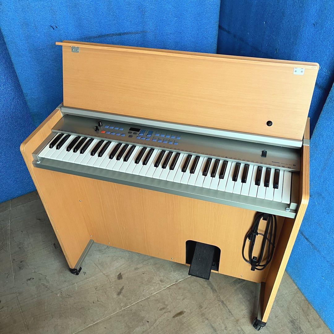 美品 希少 SUZUKI 電子オルガン 学校用 61鍵 動作確認済 キャスター付
