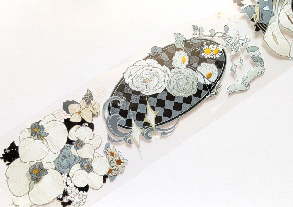 ら**様 海外マステ マスキングテープ まとめ売り お花 装飾 中古巻き