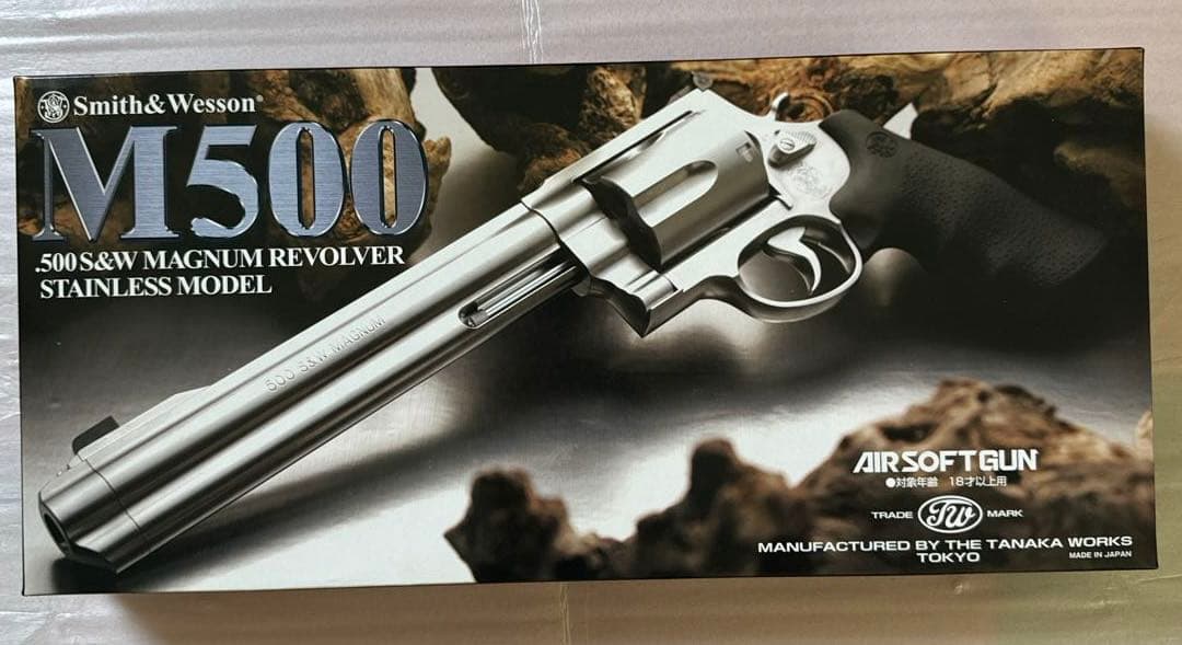 タナカ S&W M500 8 3/8インチ ステンレス ガスリボルバー