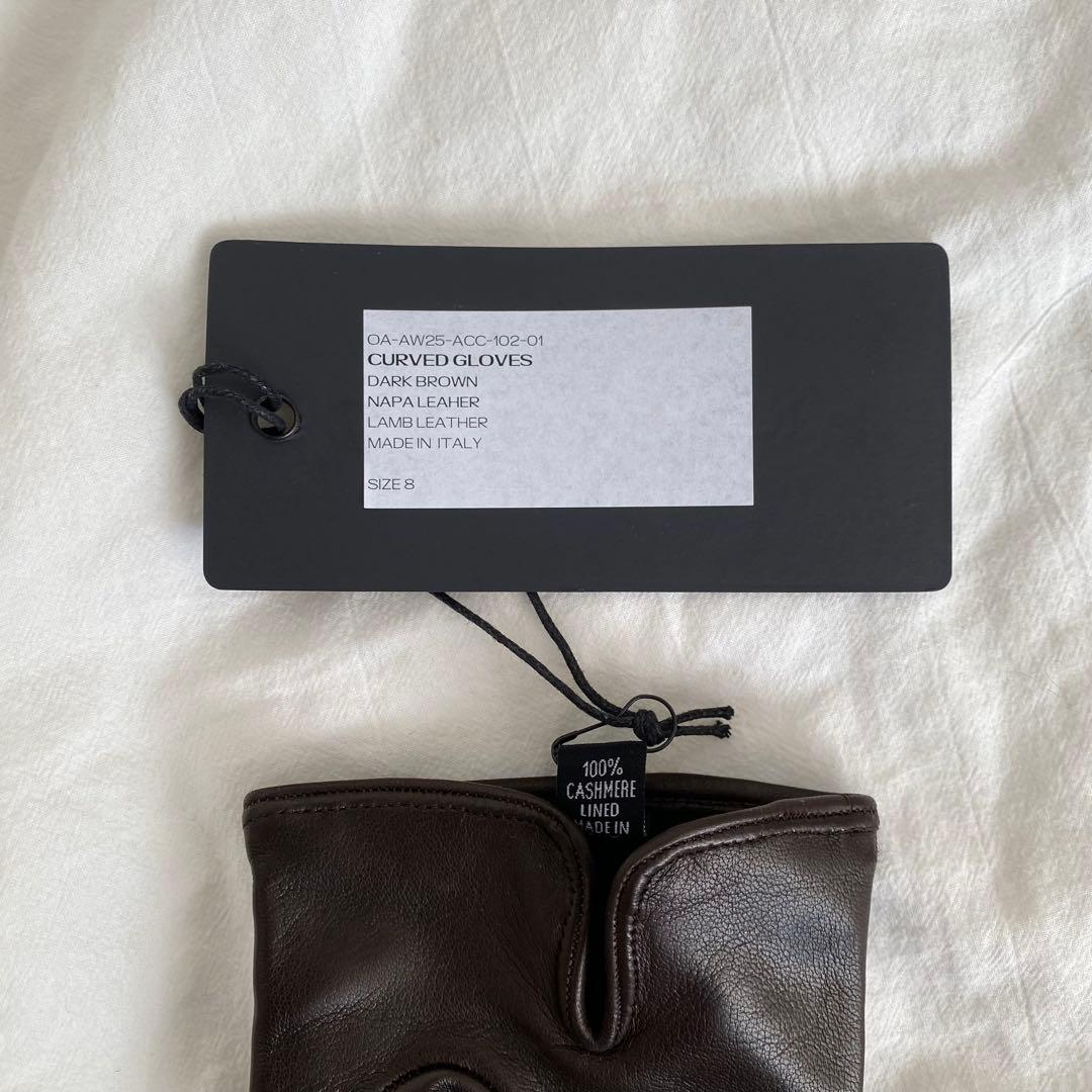 新品未使用 25AW CURVED GLOVES