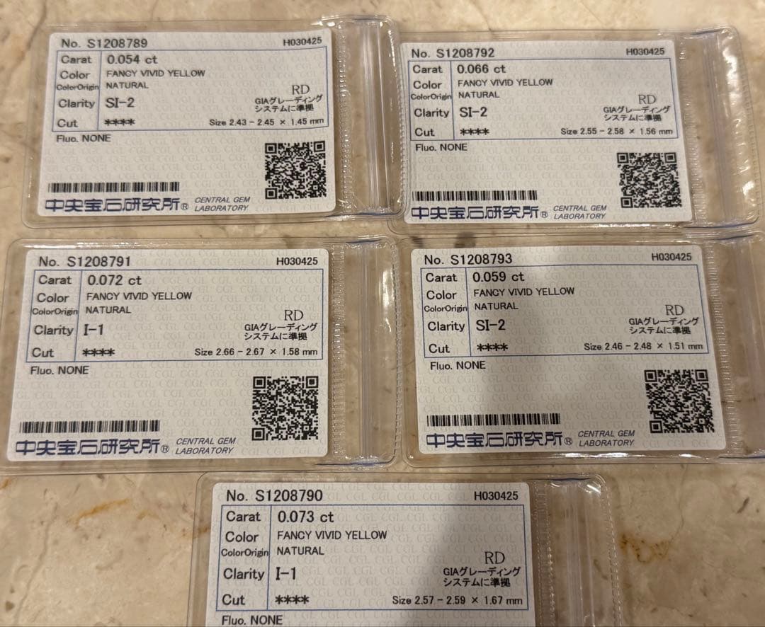 櫻井彩子さん　イエローダイヤ　リング　フロマージュ