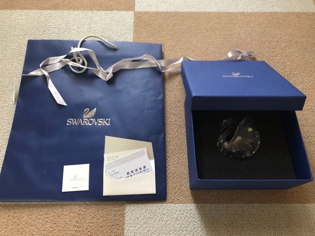 Swarovski クリスタル 白鳥