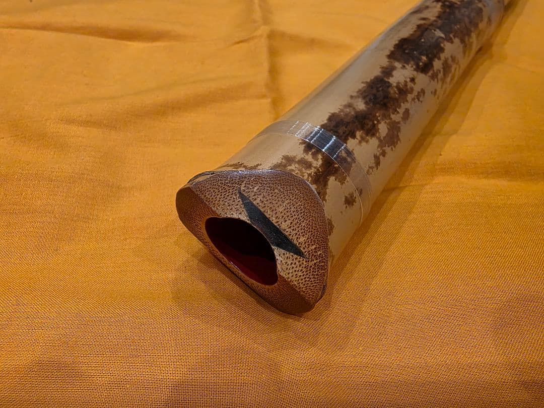 尺八 本体 雲森銘 1尺9寸管 C#管 琴古流