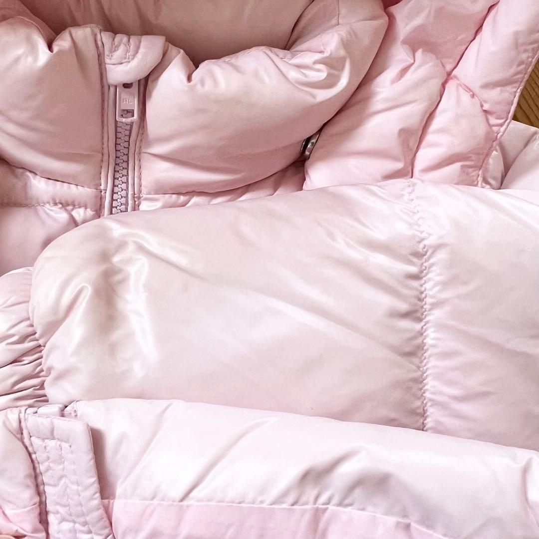 ラルフローレン ベビー スノーウェア 上下セット ピンク フード付 防寒 24M