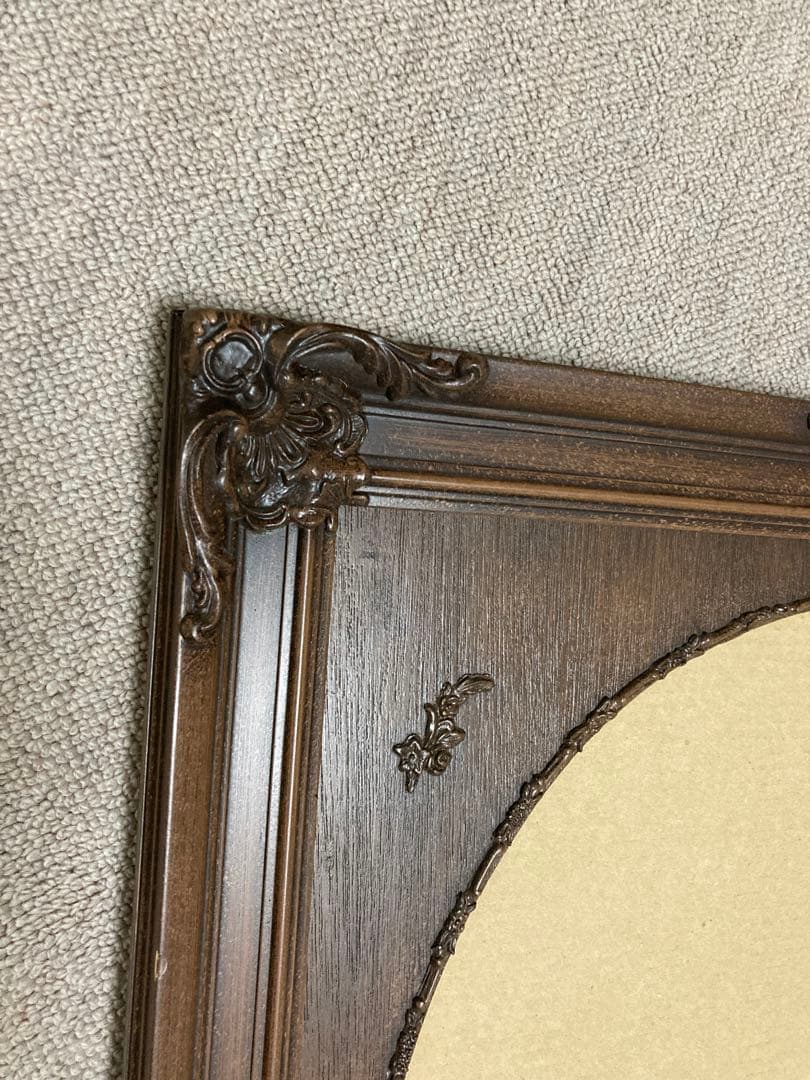 丸枠 全紙 額縁 アンティーク 高級輸入額縁