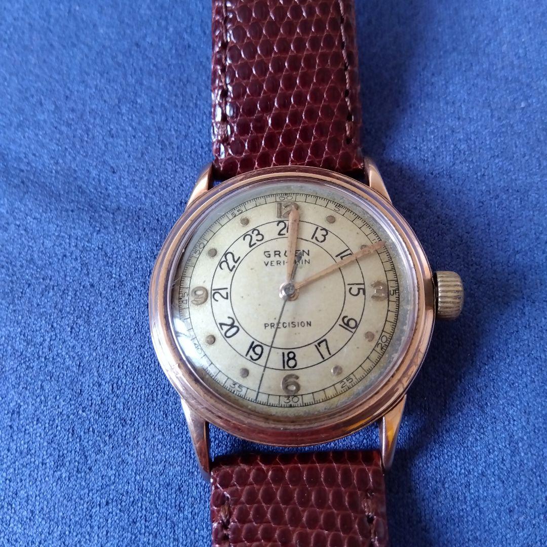 第二次大戦中　14金無垢 グリュエン パンナム支給モデル