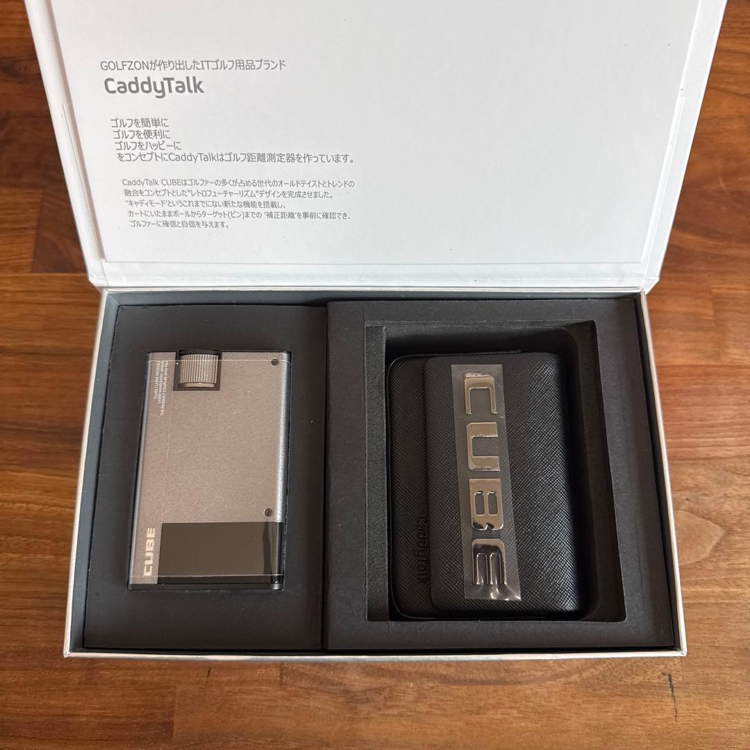 【新品】Caddytalk CUBE キャディトークキューブ 距離測定器