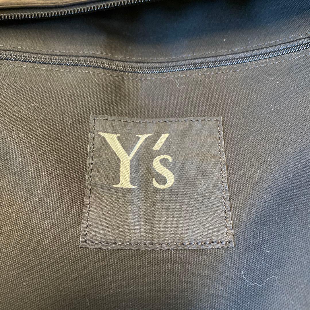 ワイズ　ヨウジヤマモト　レザーバッグ　ユニセックス　ブラック