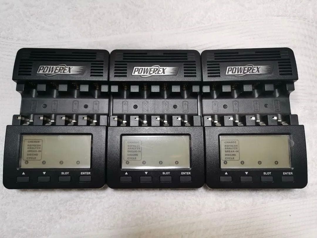 3個セット POWEREX パワーレックス MH-C9000 充電器 ミニ四駆