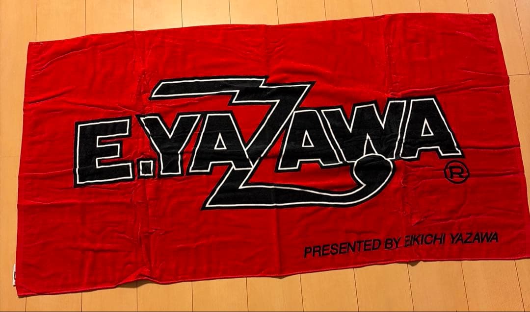 矢沢永吉 ロゴ入り スペシャルビーチタオル SBT レッド