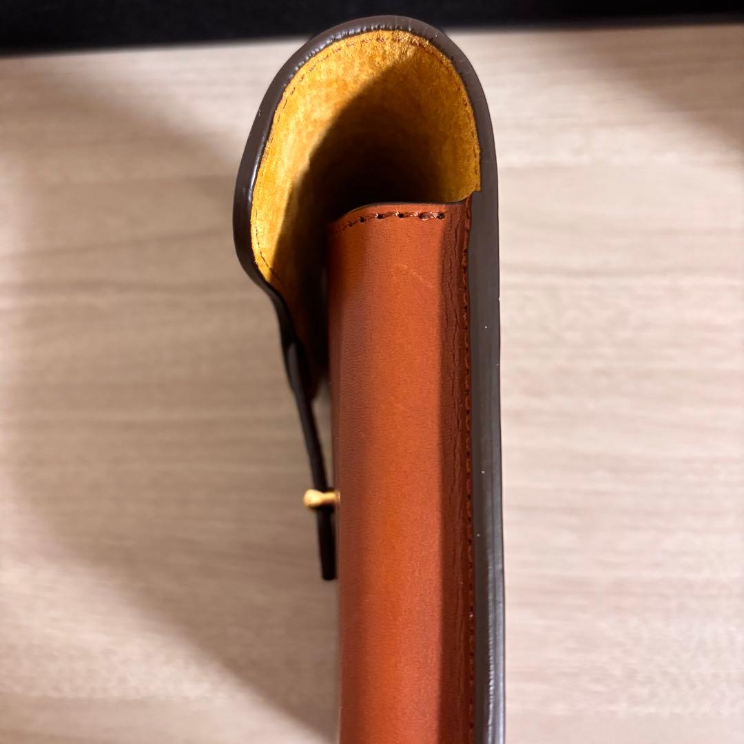 【美品！】パイロット×ソメス 限定 サドルデザイン ペンシース 5本差しブラウン