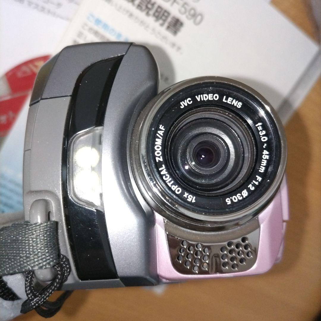 Victor　GR-DF590-P　ピンク MiniDV　SDカード 両対応