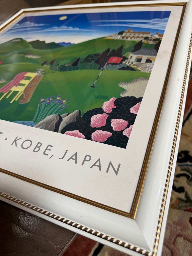 92年THOMAS McNIGHT ポスターKOBE GOLF Mt ROKKO