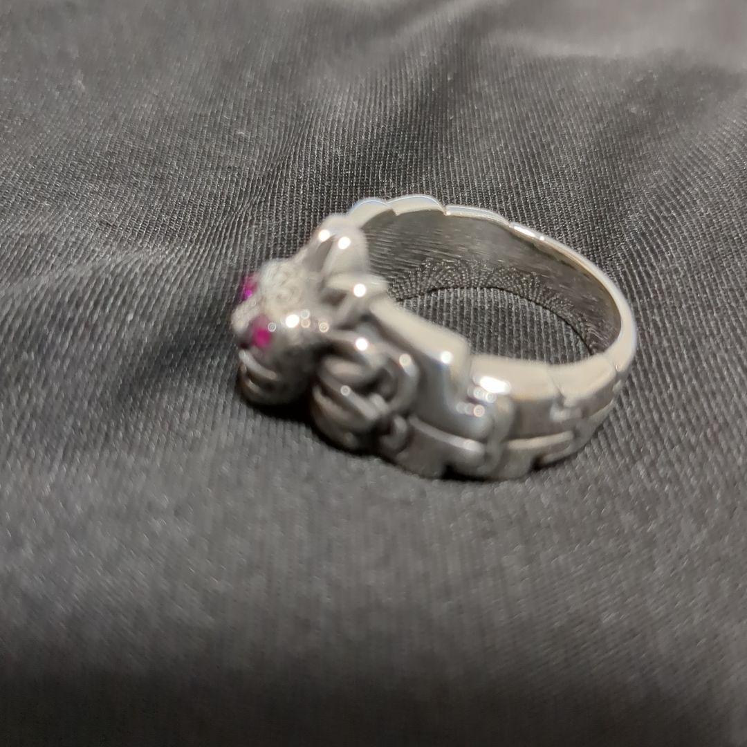 NAGUALルビーの瞳リング