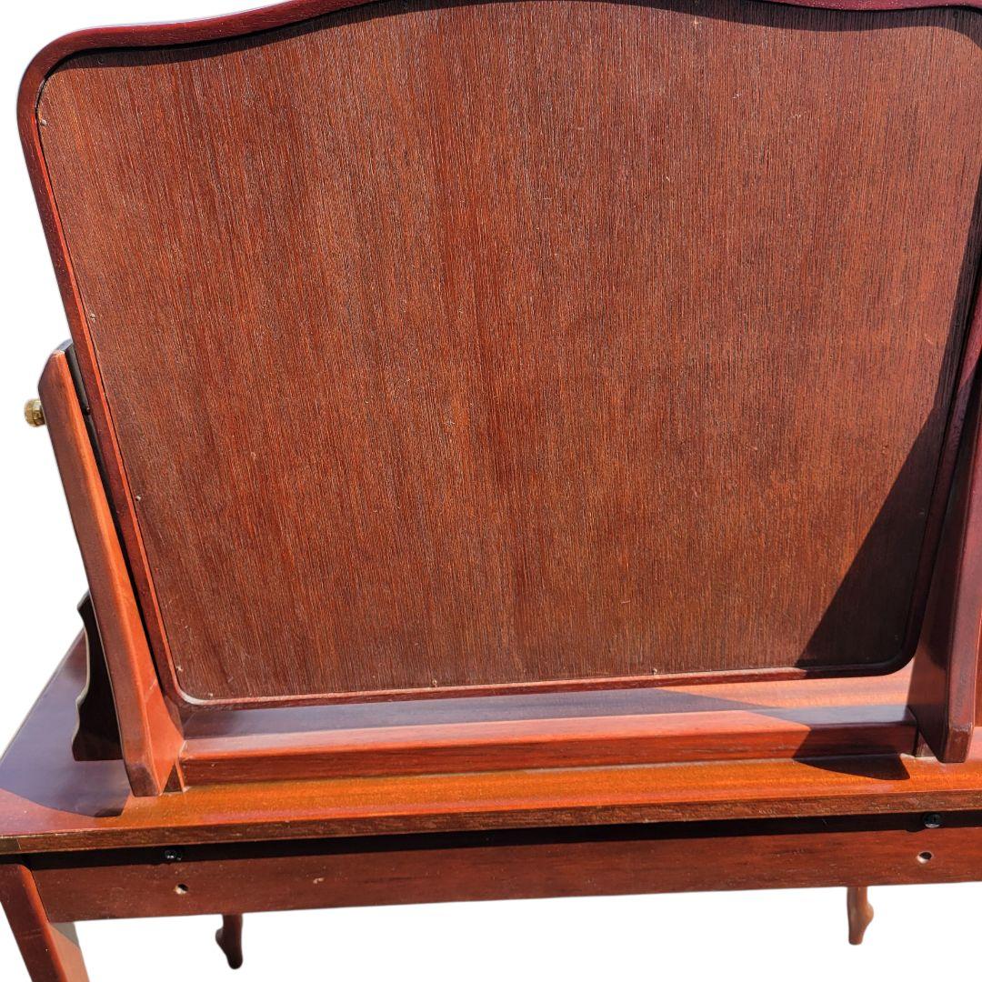 【希少】鏡台 レトロ ヴィンテージ 猫脚 引き出し ドレッサー 机