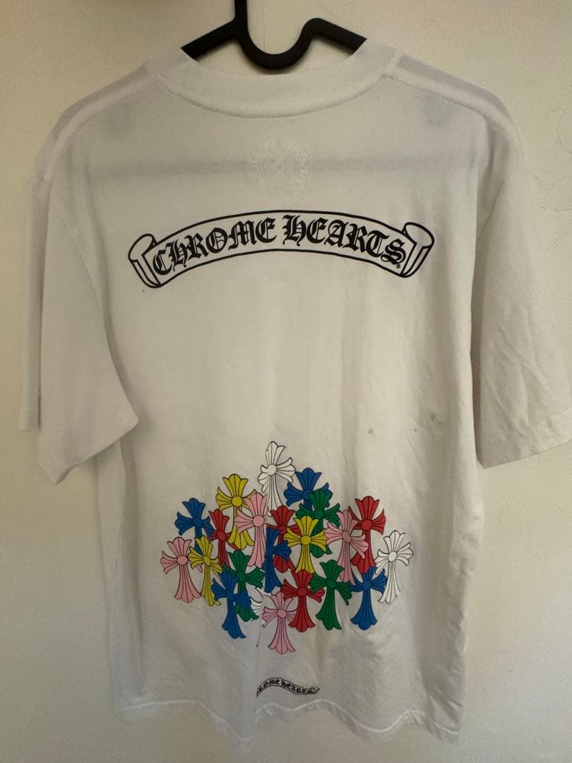 CHROME HEARTS マルチカラークロスTシャツ
